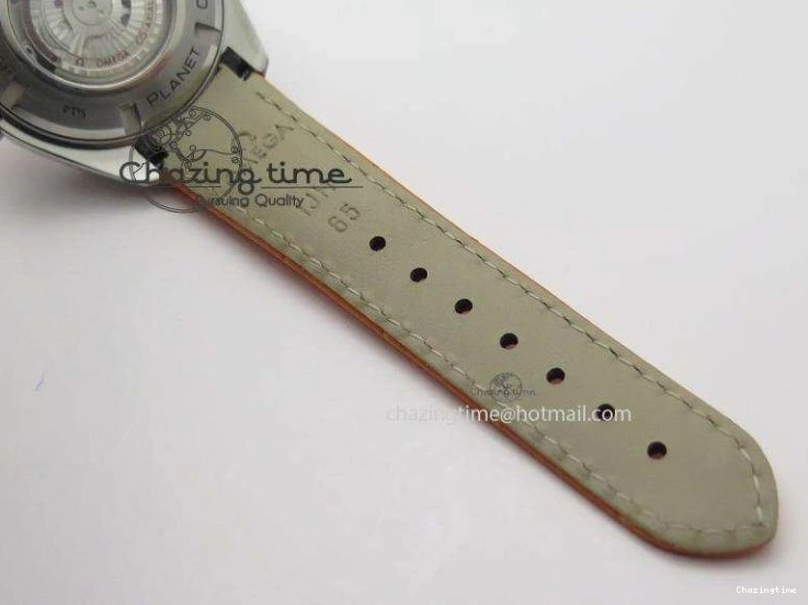 0108 Reliable Planet Ocean Professional SS V6F 37mm Ladies Orange Bezel On Orange Leather Strap A 8255